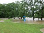 Picnic area after the storm